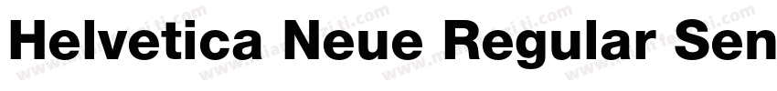 Helvetica Neue Regular Sentence Cas字体转换
